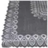Vinyl kanten tafelkeed 180x137 donkergrijs